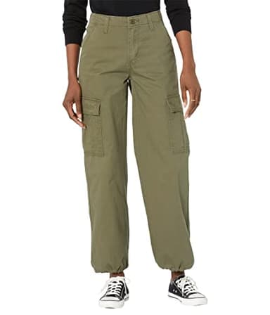 Levi's Women's '94 Baggy Cargo, (New) Army Green, 27 - Image 1