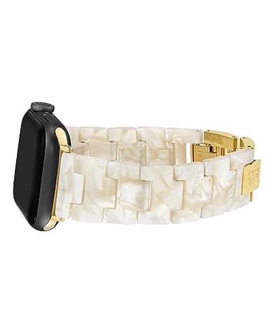 Anne Klein Women's Acetate Fashion Band for Apple Watch Secure, Adjustable, Apple Watch Band Replacement, Fits Most Wrists - Image 2