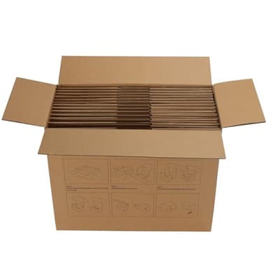 HORLIMER 12x9x6 inches Shipping Boxes Set of 15, Brown Corrugated Cardboard Box for Mailing, Packaging, Small Business - Image 7