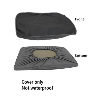 Dog Bed Stretch Cover Hair Resistant Not Waterproof 44X35 Inch Black - Image 3
