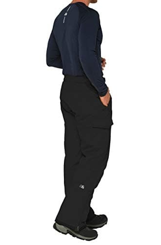 SkiGear Men's Snow Sports Cargo Pants, Black, 4X-Large/32 Inseam - Image 2