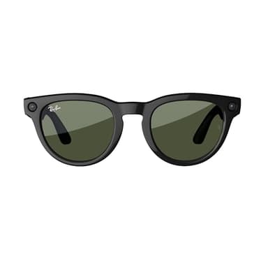 Ray-Ban Meta Glasses, Headliner, Shiny Black Frames, Green Polarized Lenses - Image 2