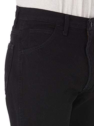 Rustler Men's Classic Regular Fit Jean,Coal Black,38W x 30L - Image 4