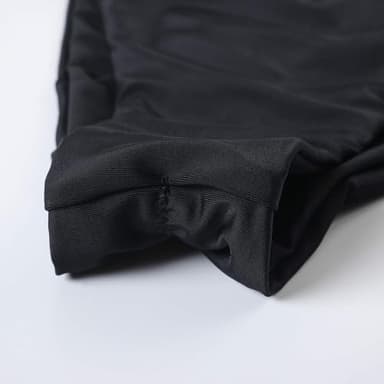 MOSHENGQI Women Sexy Brazilian Bikini 2 Piece Spaghetti Strap Top Thong Swimsuit Bathing Suit(S,0Solid Black) - Image 8