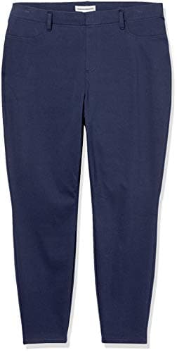 Amazon Essentials Women's Pull-On Stretchy Knit Jegging (Available in Plus Size), Navy, Large Long - Image 8