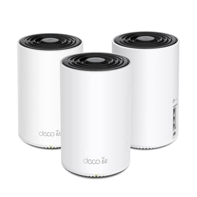 TP-Link Deco XE75 AXE5400 Tri-Band WiFi 6E Mesh System - Wi-Fi up to 7200 Sq.Ft, Engadget Rated Best Mesh for Most People, Replaces WiFi Router and Extender, AI-Driven Mesh New 6GHz Band, 3-Pack - Image 1