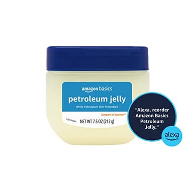 Amazon Basics Petroleum Jelly White Petrolatum Skin Protectant, Unscented, 7.5 oz, 4-Pack, (Previously Solimo) - Image 4