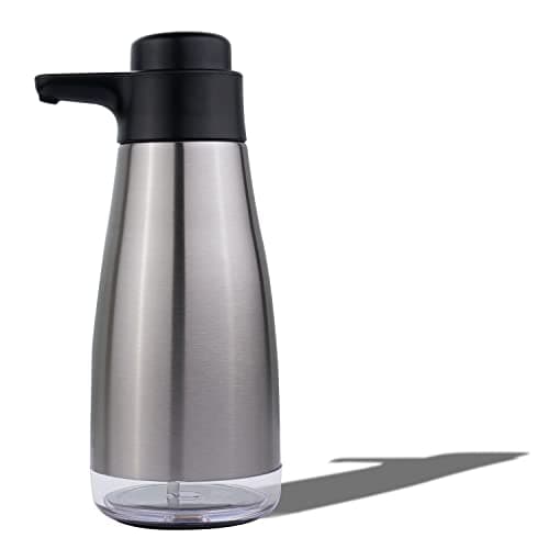 AIKE 15fl.oz Stainless Steel Liquid Soap Dispenser for Dish and Hand Soap - Image 1