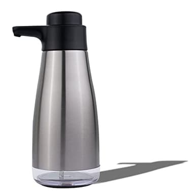 AIKE 15fl.oz Stainless Steel Liquid Soap Dispenser for Dish and Hand Soap - Image 1