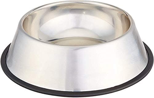 Amazon Basics Stainless Steel Dog Bowl, Single - Image 1