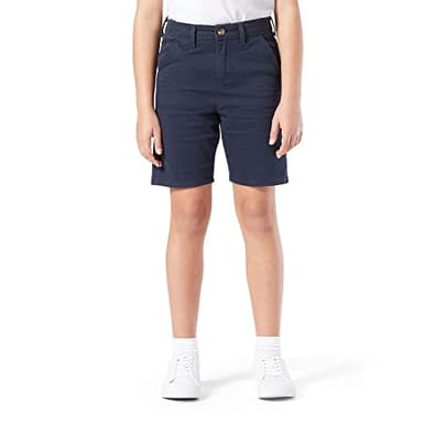 Levi Strauss Signature Gold Girls' Uniform Shorts, (New) Navy Blazer, 12 - Image 1
