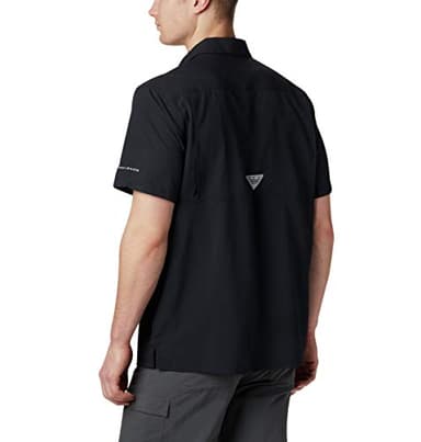 Columbia Men's Big and Tall Slack Tide Camp Shirt, Black, 5X - Image 2