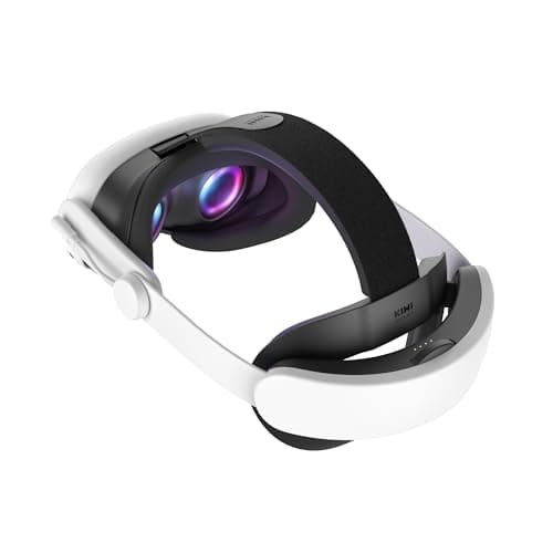 KIWI design K4 Boost Battery Head Strap for Meta Oculus Quest 3/3S, Adjustable VR Headband Accessories with Dual Charge, Extend Playtime & Reduce Facial Stress - Image 1