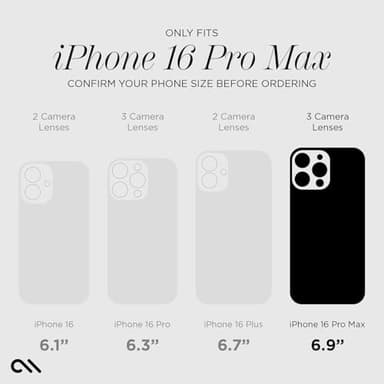 Case-Mate iPhone 16 Pro Max Case [Compatible with MagSafe] - Stylish Marble Phone Case with 12ft Drop Protection - Premium Magnetic Cover for iPhone 16 Pro Max - Karat Granite - Image 2