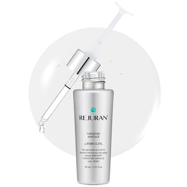 REJURAN® Turnover Ampoule, c-PDRN® – Original Salmon DNA PDRN Face Serum for Rejuvenation, Firming, Hydration & Youthful Glow, Refines Skin Texture. Korean Skincare (1.01 fl oz) - Image 1