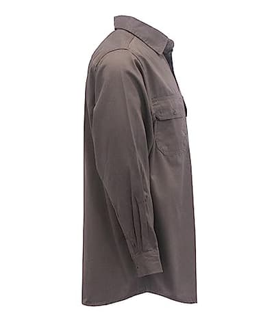 TICOMELA FR Shirts for Men Flame Resistant/Fire Retardant Shirt NFPA2112 7.5oz Gray Men's Welding Shirt - Image 4