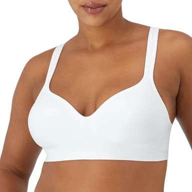 Bali Women's Comfort Revolution Wire Free Bra,White,38DD - Image 1