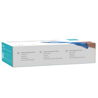 EUROPAPA Nitrile Examination Gloves, Ocean Blue, S, Pack of 100 - Image 4