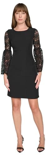 Tommy Hilfiger Women's Dresses Sheath,Black,6 - Image 1