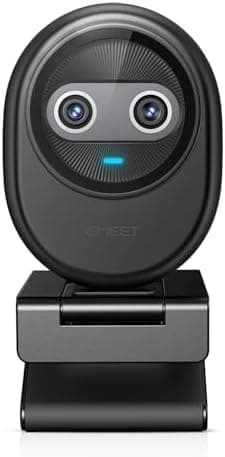 EMEET Piko 4K Webcam for Streaming, World’s 1st Dual-Camera AI-Powered 4K Camera w/AI Autofocus, 3 Mics Array&3 Sound Modes, USB Webcam with Clip, Great for Streaming, Desk Setup - Image 3