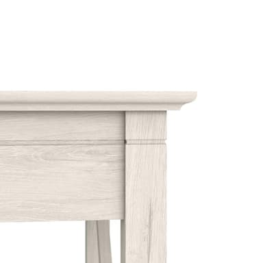 Bush Furniture Key West 60W Modern Farmhouse L Shaped Desk in Linen White Oak | 60-Inch Corner Table for Home Office - Image 4
