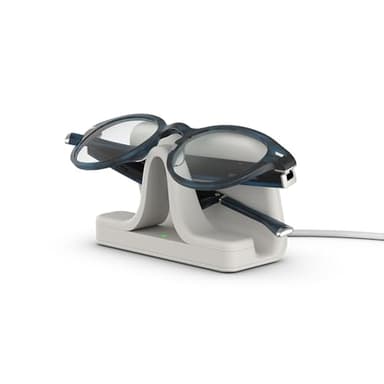 Amazon Echo Frames (newest model) + Echo Show 8 (newest model), Smart Glasses with Alexa, Round frames in Blue Tortoise with blue light filtering lenses - Image 2