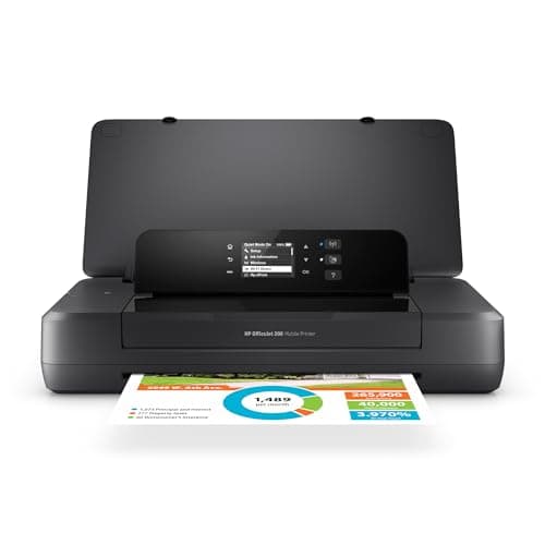 HP OfficeJet 200 Wireless Mobile Printer - Black, Battery included (CZ993A) - Image 1