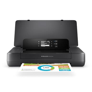 HP OfficeJet 200 Wireless Mobile Printer - Black, Battery included (CZ993A) - Image 1