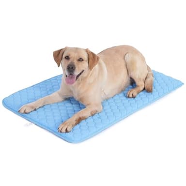 MARUNDA Dog Cooling Mat, No Need to Freeze Or Refrigerate This Cool Pet Pad Cat Mats- Keep Your Pet Cool, Machine Washable., Blue - Image 1