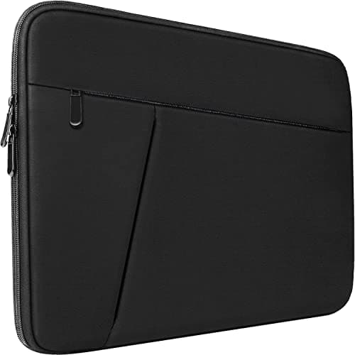 Laptop Case Sleeve 15.6 inch, Durable Shockproof Protective Computer Carrying Cover with Front Pocket, Briefcase Handbags Laptop Sleeve Bag for 15.6 inch HP, Dell, Acer, Asus, Notebook, Black - Image 1