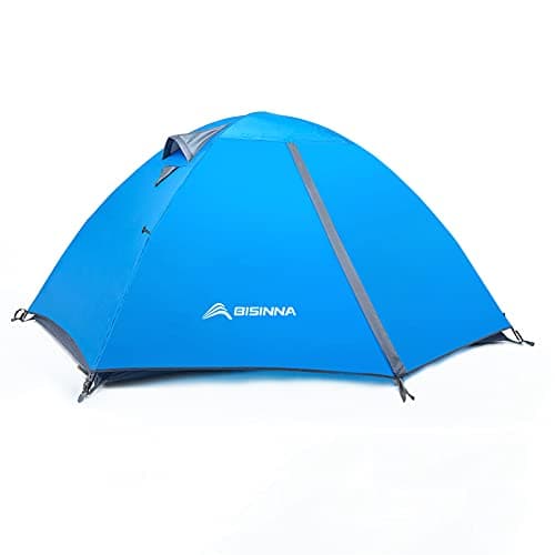 BISINNA 2/4 Person Camping Tent Lightweight Backpacking Tent Waterproof Windproof Two Doors Easy Setup Double Layer Outdoor Tents for Family Camping Hunting Hiking Mountaineering Travel - Image 1