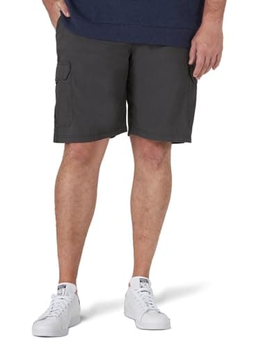 Lee Men's Big & Tall Extreme Motion Crossroad Cargo Short, Anthracite, 52 - Image 1