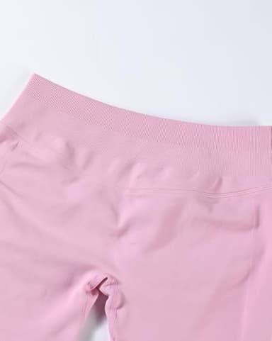 AUROLA Influence Collection Workout Shorts for Women,No Roll Up New Scrunch Seamless Gym Short-3.5" Inseam, Sweet Pink, M - Image 2