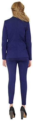 Marycrafts Women’s Two Piece Suits – Business Blazer Pant Suit Set for Work, Professional Outfit, Office Wear, Formal Business Attire 8 Navy - Image 7