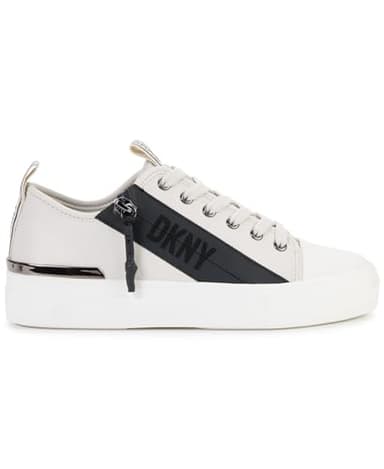 DKNY Women's Chaney-Lace Up Sneaker, Pebble, 6.5 - Image 6