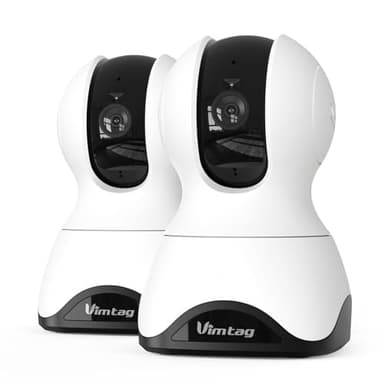 VIMTAG 4K UHD Indoor Camera 5G&2.4G WiFi Cameras for Home Security, 360° Pet/Dog/Cat/Nanny/Baby Monitor with Phone App & Speaker, Motion Tracking, Free AI Detection, Night Vision, SD/Cloud Storage - Image 1