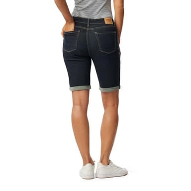 Levi's Women's Size Mid-Rise Bermuda Shorts Stretch Denim (Standard and Plus), Stormy Sky, 22 - Image 3