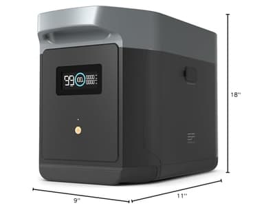EF ECOFLOW DELTA 2 Max Power Station Extra Battery, 2048Wh LiFePO4 (LFP) Battery, Compatible with DELTA 2&DELTA Max 2000&DELTA 2 Max Outdoor Generators - Image 8