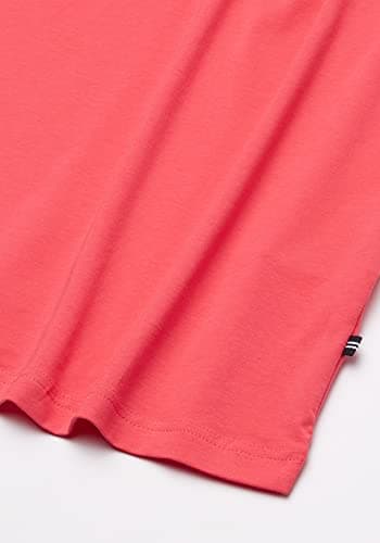 Nautica mens Solid Crew Neck Short-sleeve Pocket T-shirt T Shirt, Melon Berry, XX-Large US - Image 4