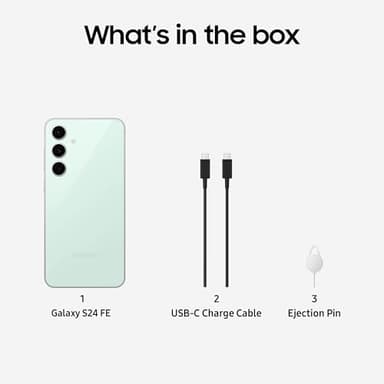 Samsung Galaxy S24 FE AI Phone, 256GB Unlocked Android Smartphone, High-Res 50MP Camera, Long Battery Life, AMOLED Bright Display, US Version, 2024, US 1 Yr Warranty, Mint - Image 10