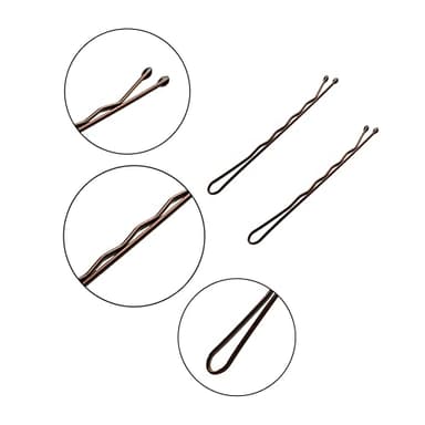 Bobby Pins Brown, 330 Count 2.2 Inch Hair Pins With Cute Box, Premium Bobby Pin For Kids, Girls And Women, Great For All Hair Types - Image 5
