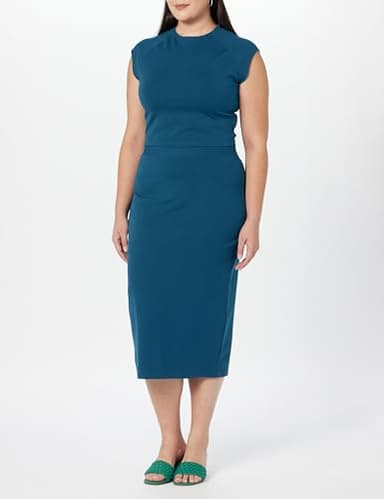 The Drop Women's Esmeralda Midi Skirt, Legion Blue, XXL, Plus Size - Image 7