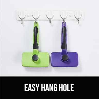 OEFEO Self Cleaning Slicker Brush for Dogs& Cats, Skin Friendly Grooming Brush for Shedding Long&Short Haired Dogs& Cats, Deshedding Pet Supplies Accessories, Green - Image 8