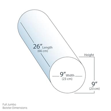 EarthLite Bolster Pillow Jumbo – Durable Massage Bolster, 100% PU Upholstery incl. Strap Handle/Professional Quality for Massage Table/Back Pain Relief - Image 6