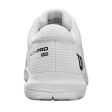 Wilson Rush Pro Ace Men's Tennis Shoe, White/Black, Size 10.5 - Image 5