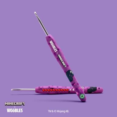 The Woobles Minecraft Crochet Kit – Beginner Crochet Kit for Adults & Kids, Easy Knitting Kit with Woobles Yarn, DIY Crafts, Crochet Animals, Minecraft Toys, Gift for Gamers & Crafters (Ender Dragon) - Image 3