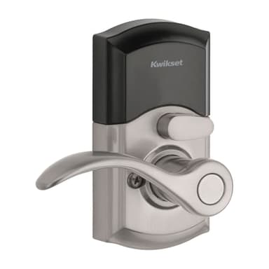 Kwikset SmartCode 955 Pembroke Light Commercial 10-Button Keypad Electronic Lever, Featuring Convenient Keyless Entry, 3-Year Batter Life and High Traffic Durability Satin Nickel - Image 3