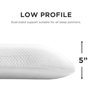 Tempur-Pedic Memory Foam Symphony Pillow Luxury Soft Feel, Standard, White - Image 9