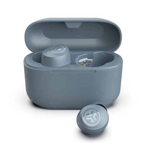 JLab Go Air Pop+ True Wireless Earbuds, in Ear Headphones, Bluetooth Earphones, 35H Playtime Ear Buds, Bluetooth Earbuds with Microphone, USB-C Charging Case, Dual Connect, EQ3 Sound, Slate - Image 1
