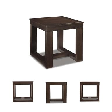 Signature Design by Ashley Watson Classic Oversized Square End Table, Dark Brown - Image 6